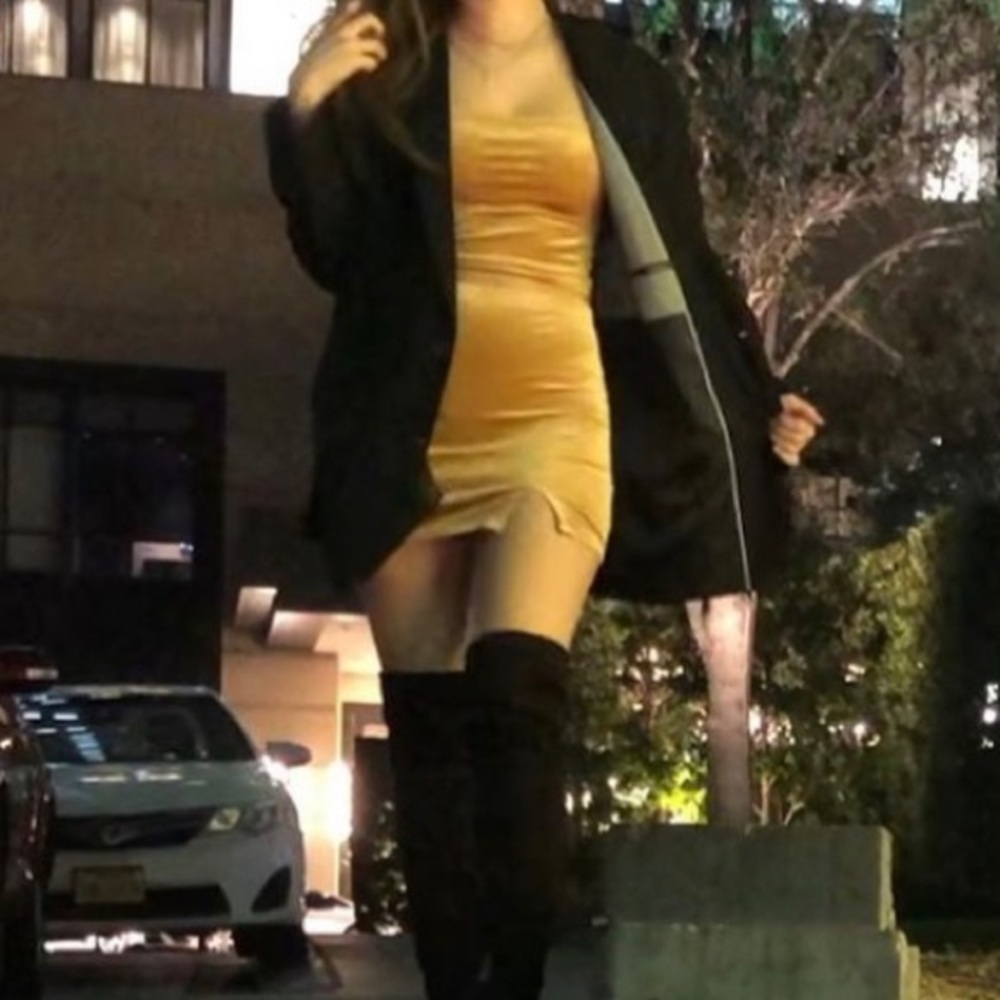 Gold Skirt and top set